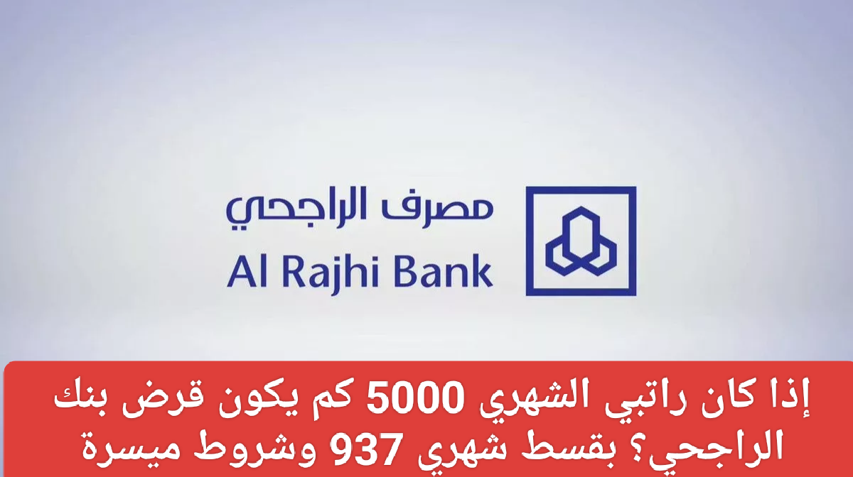 تمويل شخصي من بنك الراجحي 1446