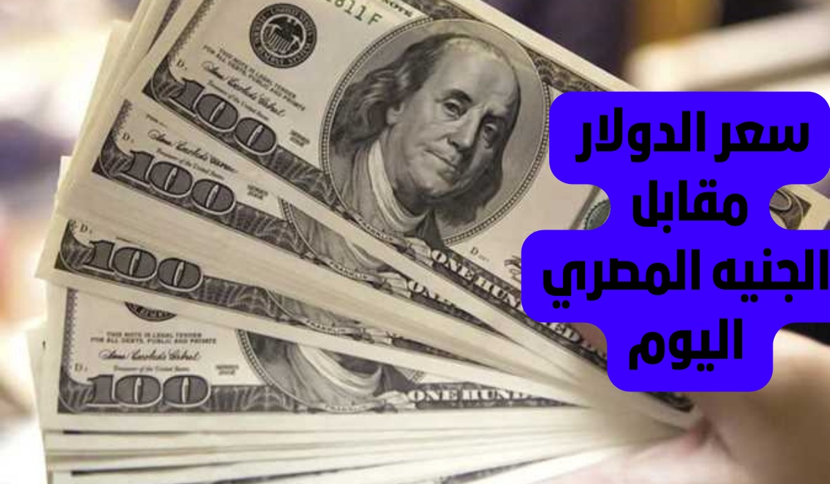 سعر الدولار مقابل الجنيه المصري اليوم